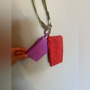 SOLD!!! NWOT!! BAGGU Lanyard Pouch Set, Gem colorway